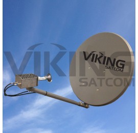 75cm Ka Antenna with HNS Transceiver Bracket