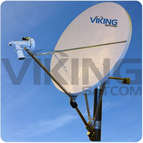 1 8 Meter Motorized Ku Band Uplink 4 Watt Antenna Package Viking Satcom